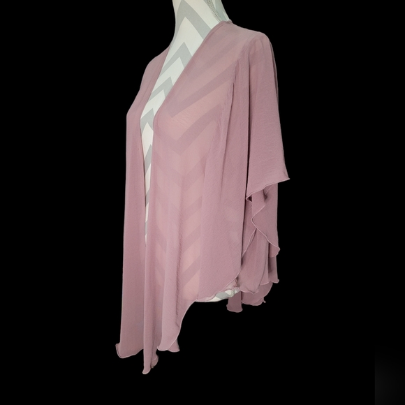 Aunt Wanda (Anthropologie) Sheer Lavender Cover Up One Size NWT - Picture 2 of 6